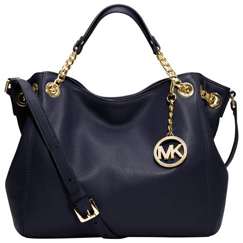 michael kors navy bag|michael kors blue leather bag.